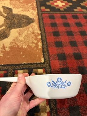 Vintage Corning ware blue corn flower petite pan
